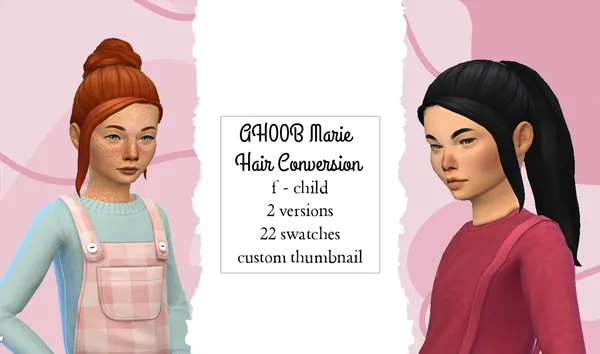 AH00B Marie Hair Conversion