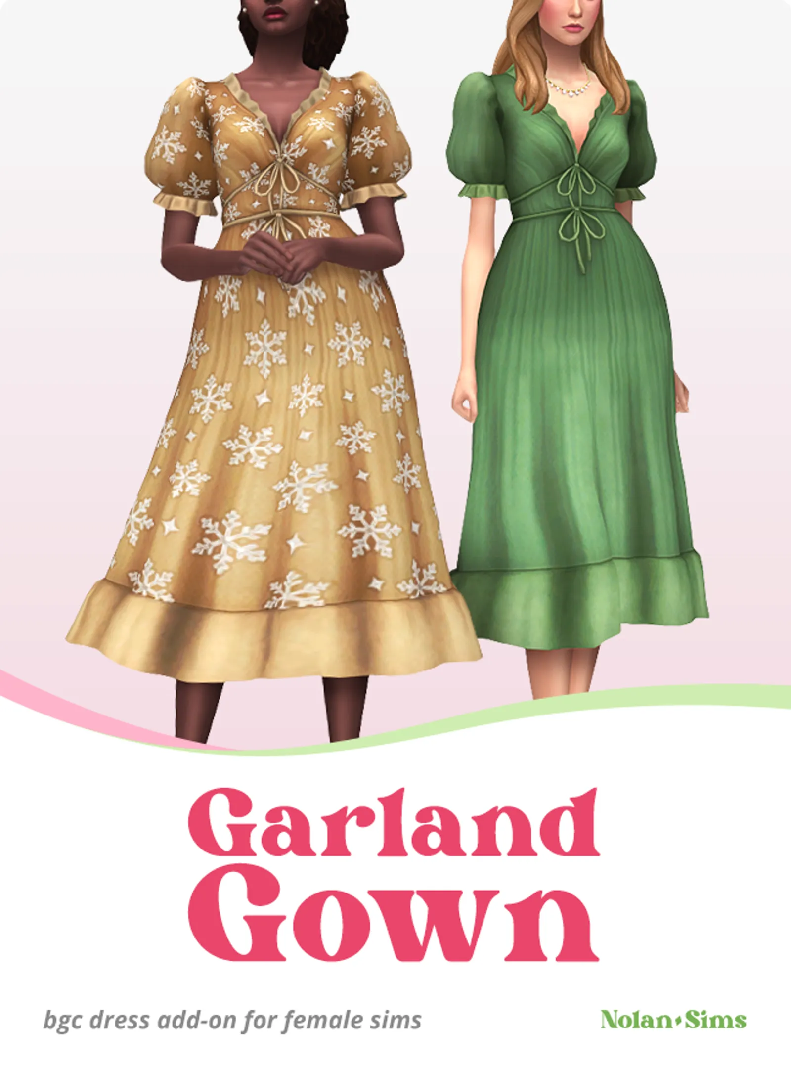 Garland Gown (Ghostly Gown Add-on)