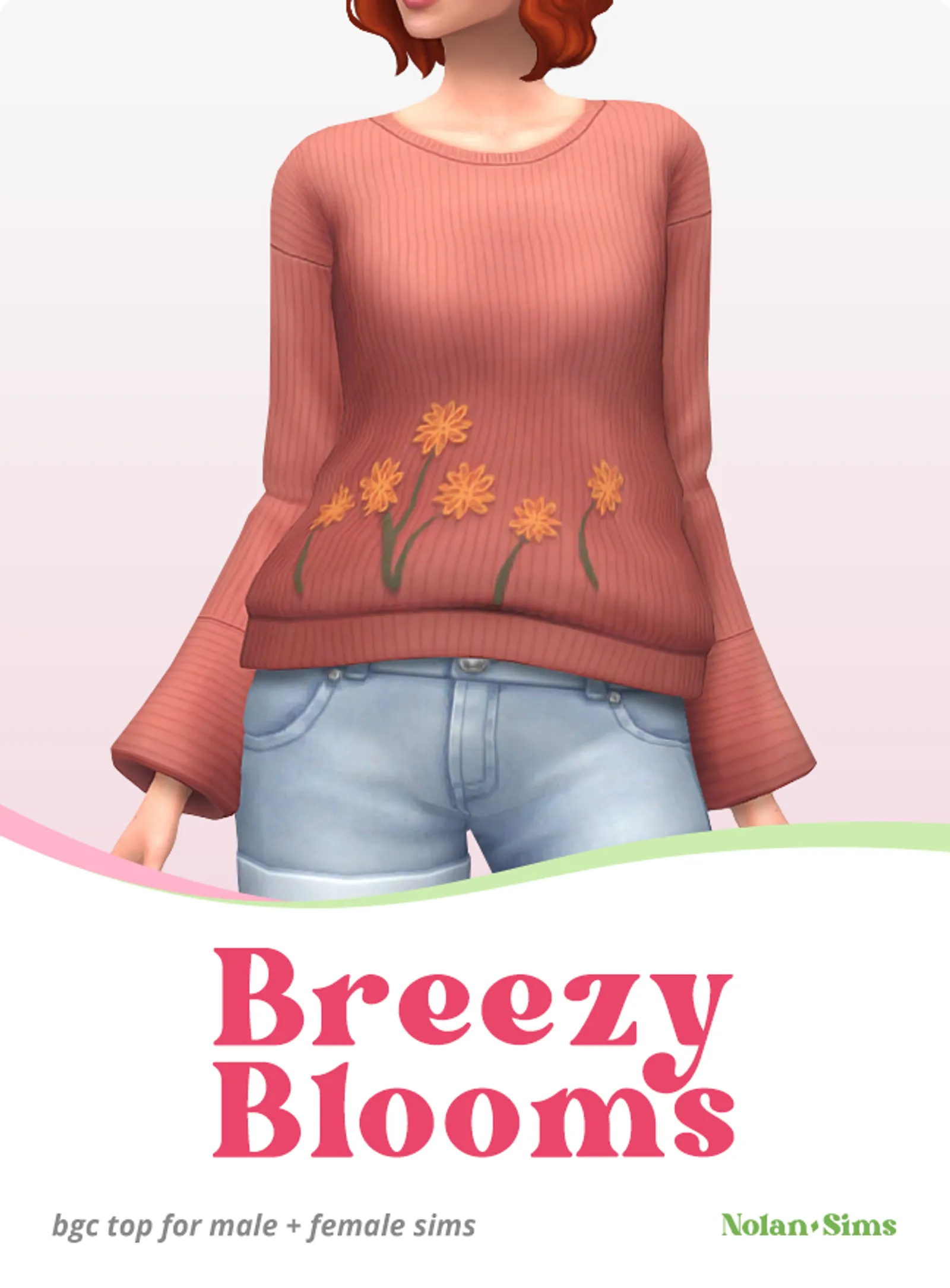 Breezy Blooms Sweater