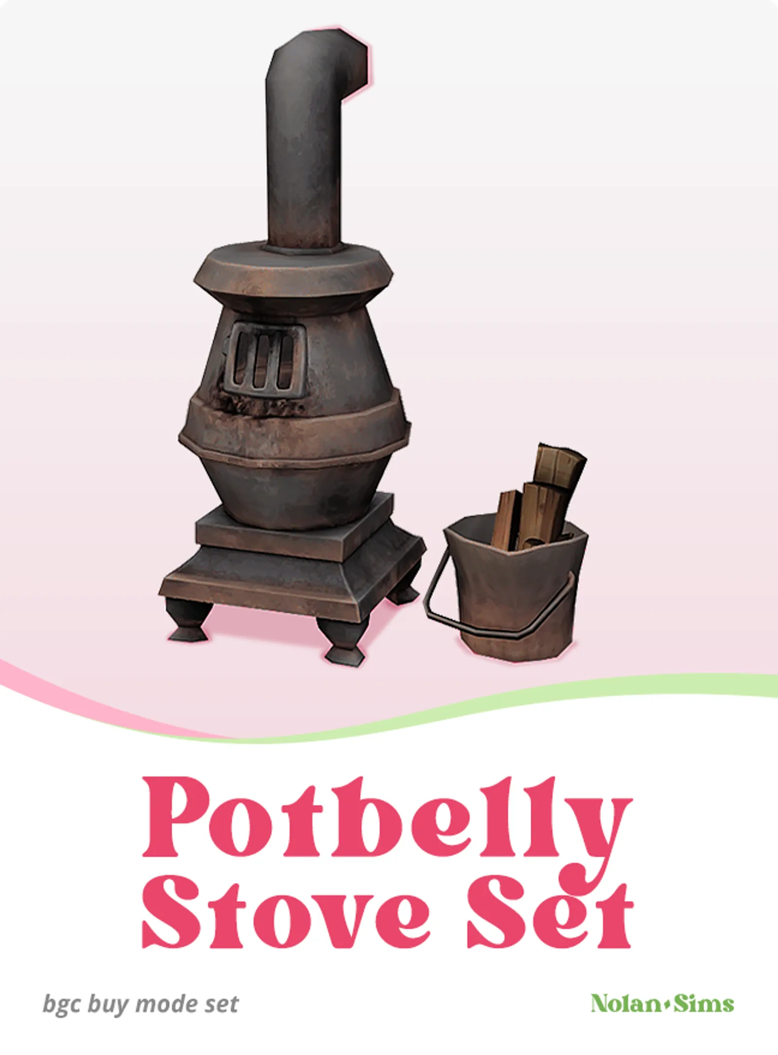 Potbelly Stove Set