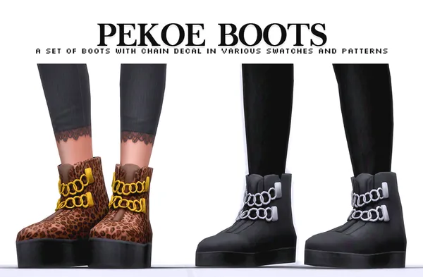 Pekoe Boots  by @nucrests