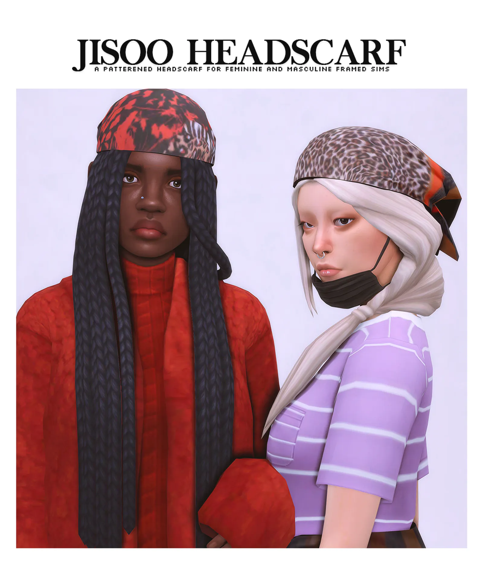 Jisoo Headscarf  by @nucrests