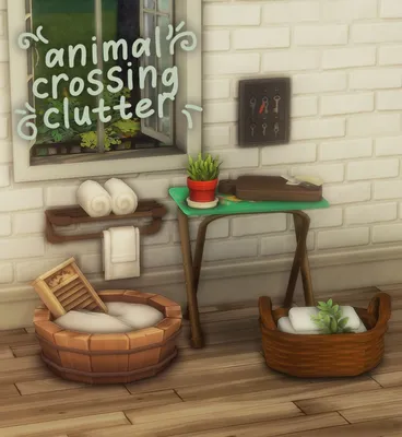animal crossing inspired clutter