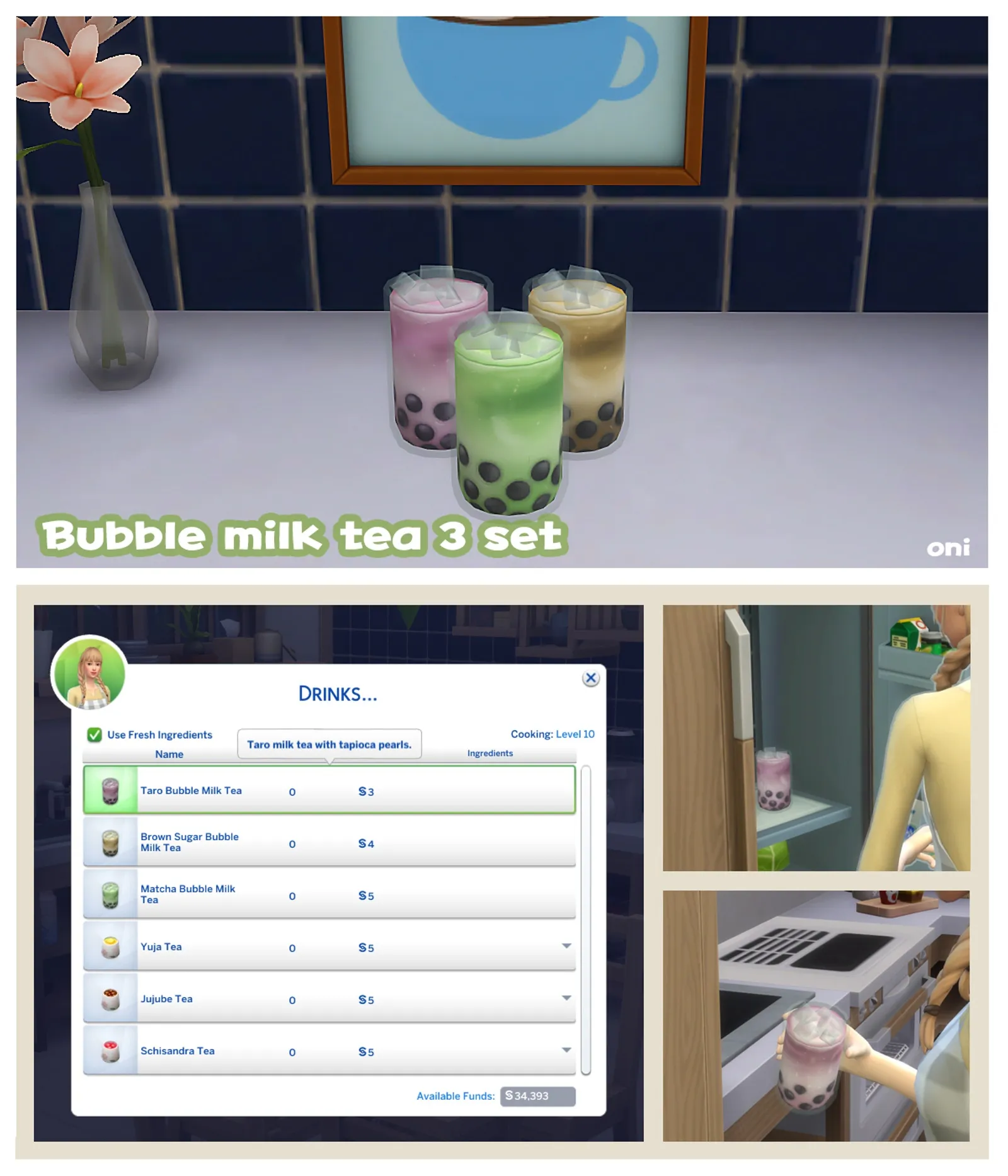 Bubble Milk Tea 3Set 