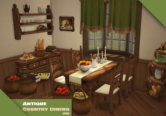 Antique Country Dining