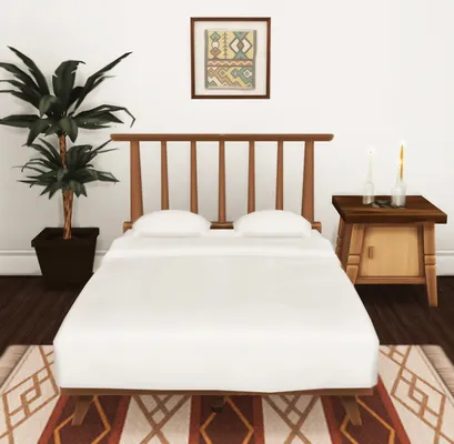 [Furniture] Wooden Bed