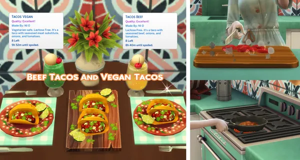 August 2022 Recipe_Beef Tacos And Vegan Tacos