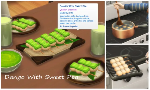 February 2022 Recipe_Dango With Sweet Pea