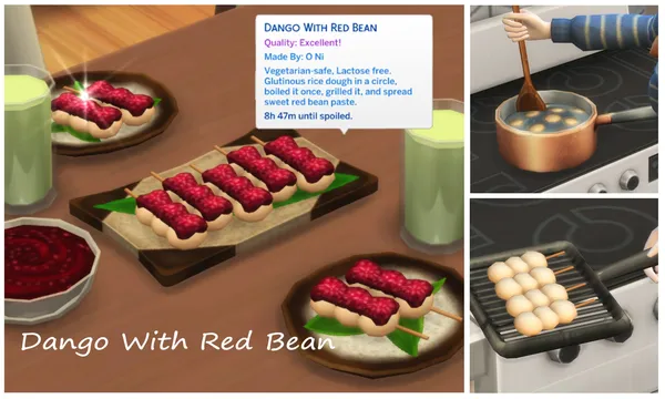 February 2022 Recipe_Dango With Red Bean
