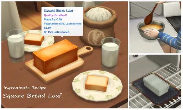 February 2022 Recipe_Square Bread Loaf