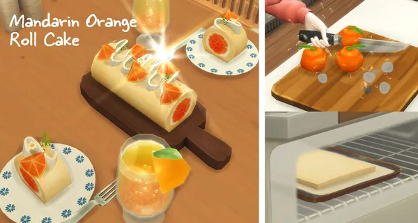 December 2022 Recipe_Mandarin Orange Roll Cake