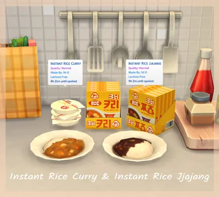 November 2021 Recipe_Instant Curry and Jjajang