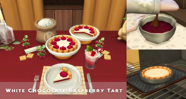 December 2023 Recipe_White Chocolate Raspberry Tart