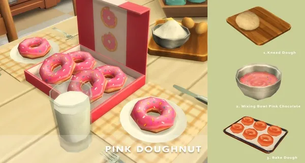 March 2023 Recipe_Pink Doughnut