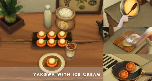 November 2023 Recipe_Yakgwa With Ice Cream