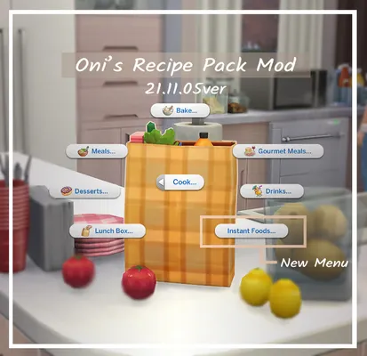 Oni's Recipe Pack_custom food mod_21.11.05