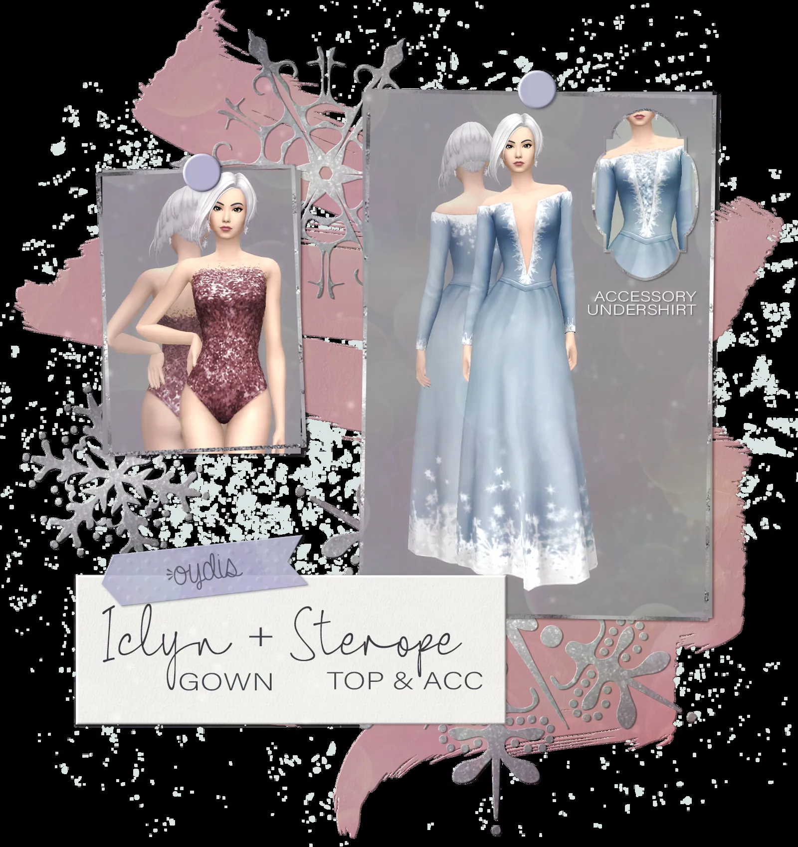 Iclyn Gown + Sterope Top & Accessory