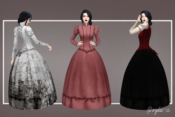 Esther Dress +  Addon Recolor in The Historian