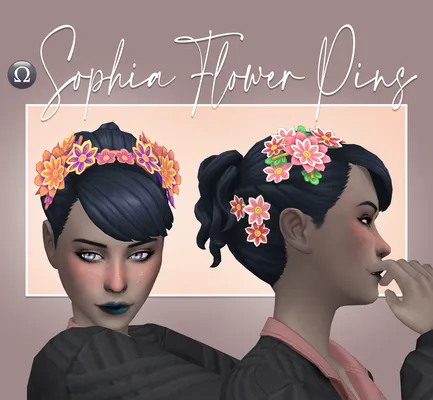 Sophia Flower Pins