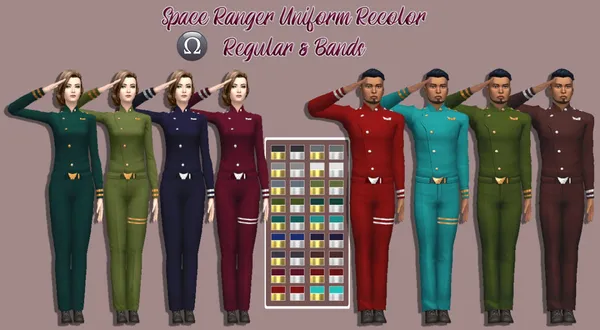Space Ranger Uniform Recolor & Override