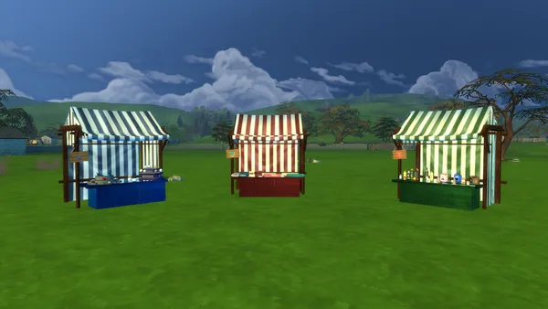 Ready To Sell! [Market Stand + 2 Displays]