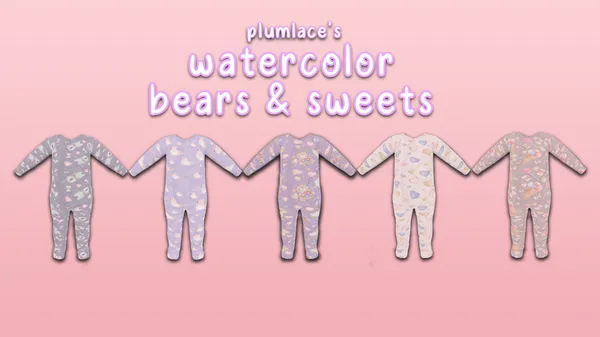 Bears & Sweets Quilted Onesie Recolor