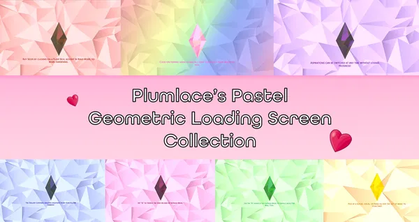 Geometric Pastel Loading Screen Collection
