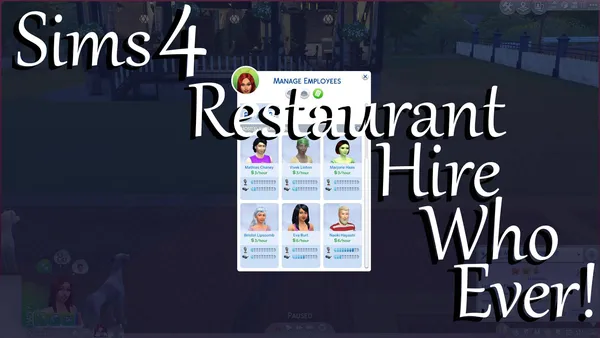 Restaurant~Hire Who Ever!