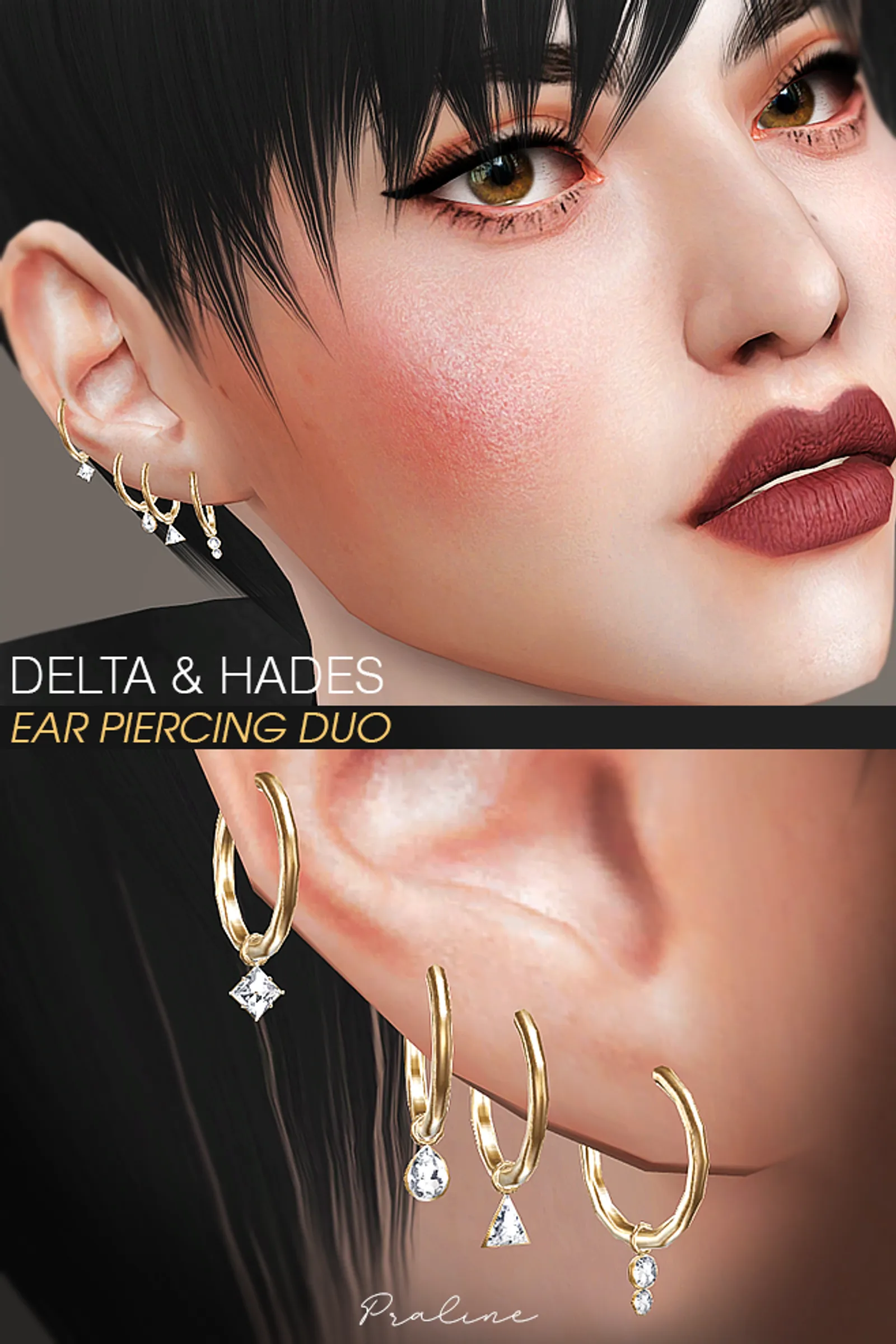 DELTA & HADES Ear Piercing Duo