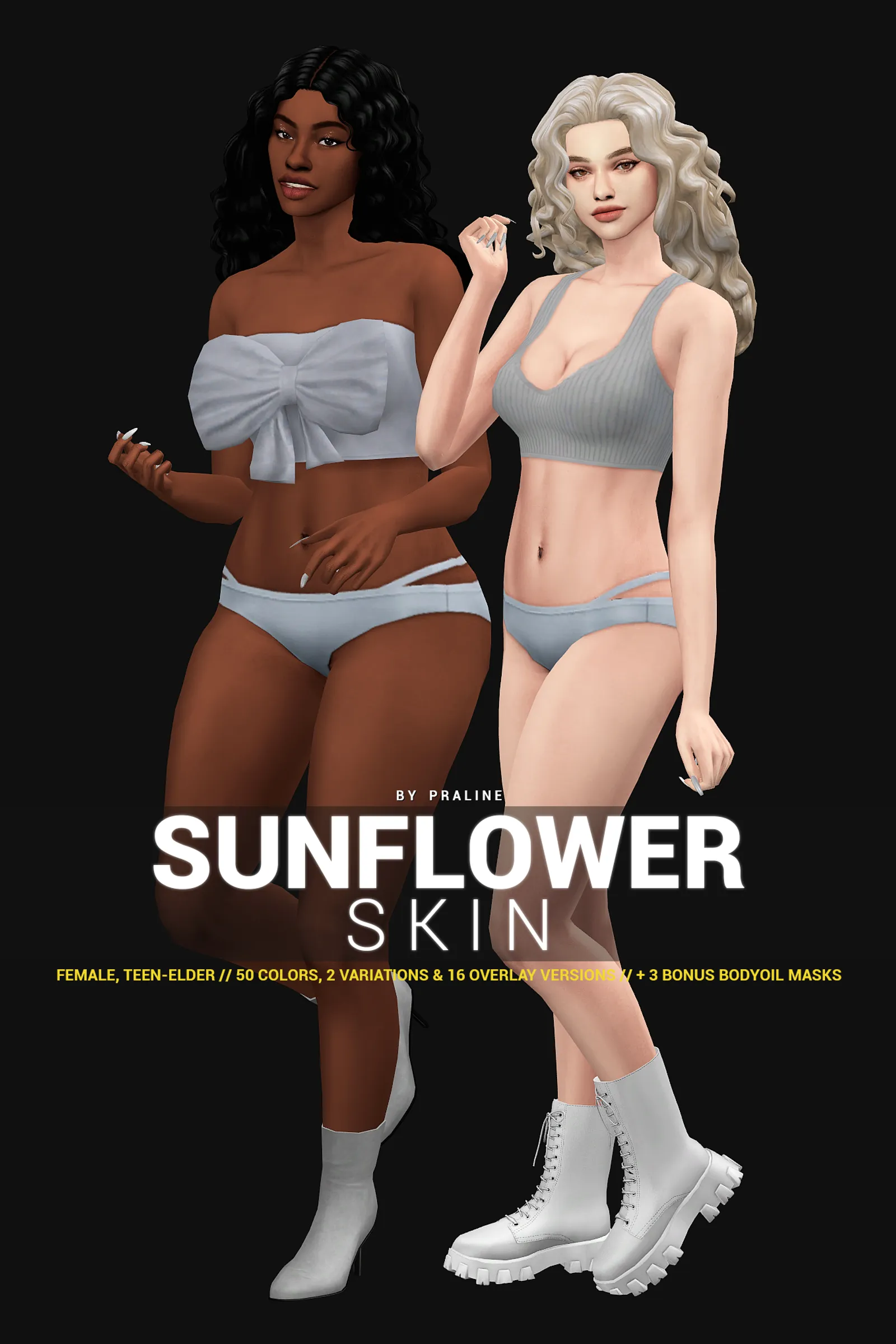 SUNFLOWER Skin & Overlay + BONUS Bodyoil