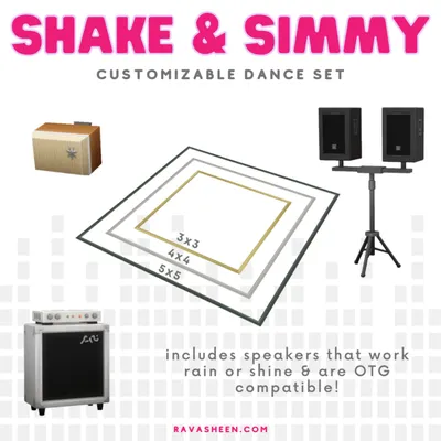 Shake & Simmy – Customizable Dance Set