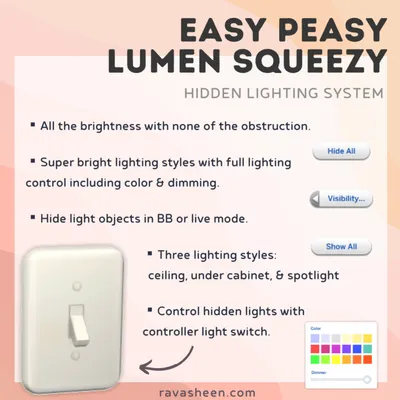 Easy Peasy Lumen Squeezy Hidden Lights