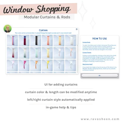 Window Shopping Modular Curtains