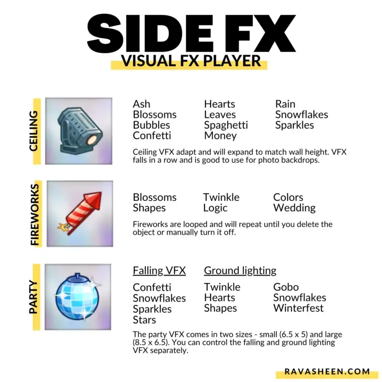 Side FX – Visual Effect Player