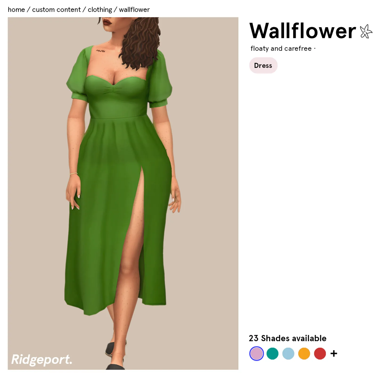 Wallflower Dress •