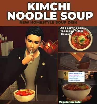 Kimchi Noodle Soup - New Custom Recipe