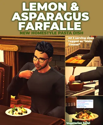 Lemon & Asparagus Farfalle - New Custom Recipe