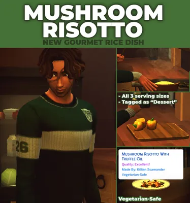 Mushroom Risotto - New Custom Recipie
