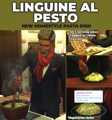 Linguine Al Pesto - New Custom Recipe