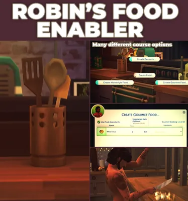 Robin'S Food Enabler - Enables The Use Of My Custom Recipes