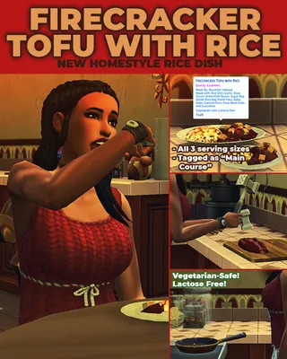 Firecracker Tofu With Rice - New Custom Recipe