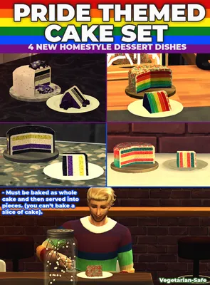 Pride Cakes - 4 New Custom Recipes