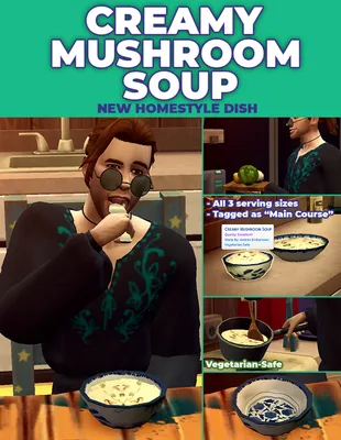Creamy Mushroom Soup - New Custom Recipe