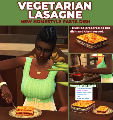 Vegetarian Lasagne - New Custom Recipe