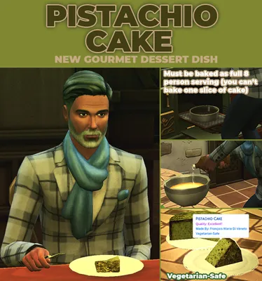 Pistachio Cake - New Custom Recipe