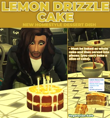 Lemon Drizzle Cake - New Custom Recipe