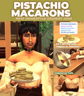 Pistachio Macarons - New Custom Recipe