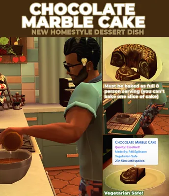 Chocolate Marble Cake - New Custom Recipe