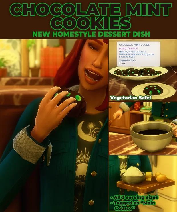 Chocolate Mint Cookies - New Custom Recipe