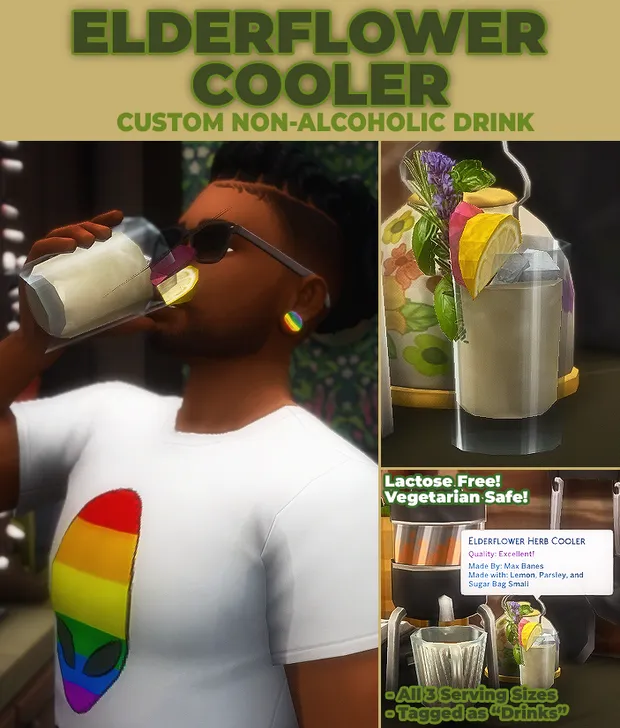 Elderflower Cooler - New Custom Drink Recipe 